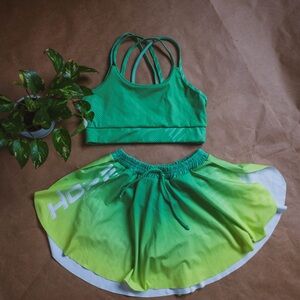 ✨COLOMBIAN Activewear Set – Sports Bra & Skirt
